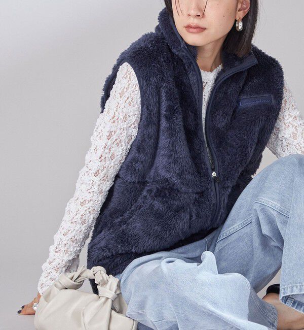 SHIPS for women「【一部WEB限定 / SHIPS別注】Champion:〈洗濯機可能〉フリース ベスト」|ベスト・ジレ|