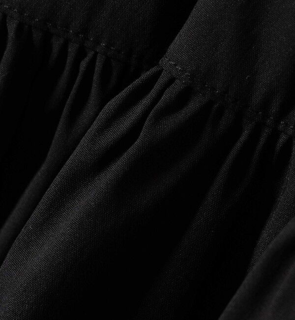 SHIPS for women「〈手洗い可能〉コットン リブ ノースリーブ &times; 布帛 スカート ワンピース」|ワンピース|