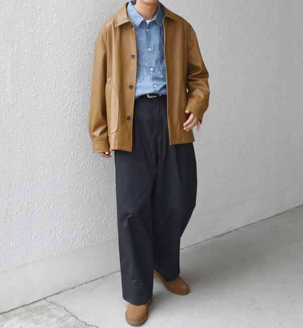 SHIPS any「SHIPS any:〈洗濯機可能〉MERROW ワイド 1タック イージー チノパンツ◇」|チノ|