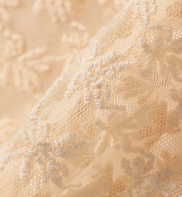 SHIPS for women「〈手洗い可能〉フラワー チュール 刺繍 シャツ」|シャツ・ブラウス|