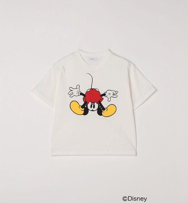 SHIPS any「SHIPS any: /ミッキーマウス/ サイン & ポージング Tシャツ<KIDS>◇」|Tシャツ・カットソー|ホワイト