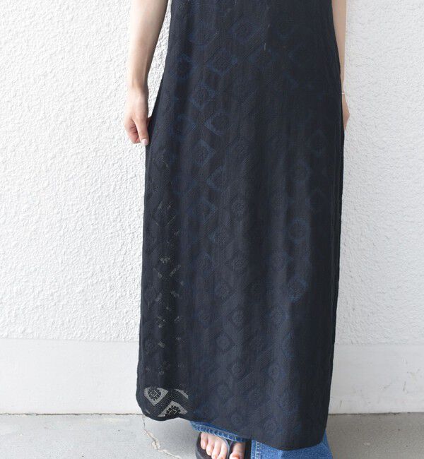 SHIPS Colors 「SHIPS Colors:〈手洗い可能〉レースキャミワンピース &times; ベーシックTEE セット◇」|ワンピース|