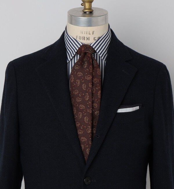 SHIPS「Puccini: シルク ウール メランジ ペイズリー ネクタイ」|ネクタイ・蝶ネクタイ|