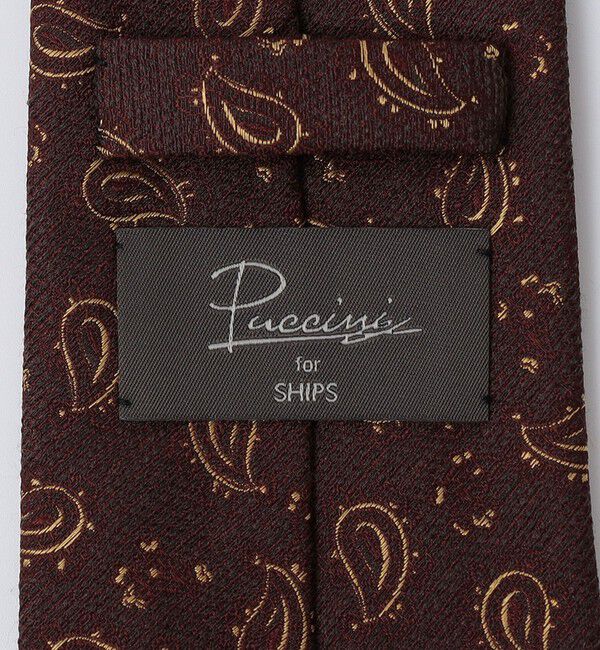 SHIPS「Puccini: シルク ウール メランジ ペイズリー ネクタイ」|ネクタイ・蝶ネクタイ|