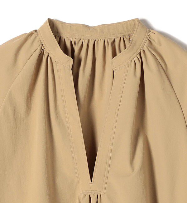 SHIPS for women「〈手洗い可能〉RENU ソフト タイプライター スキッパー 5分袖 ブラウス」|シャツ・ブラウス|