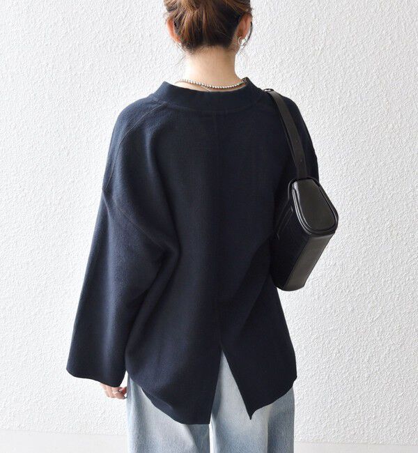 SHIPS any「SHIPS any:〈洗濯機可能〉フリース ライク ハーフジップ ポケット プルオーバー」|Tシャツ・カットソー|