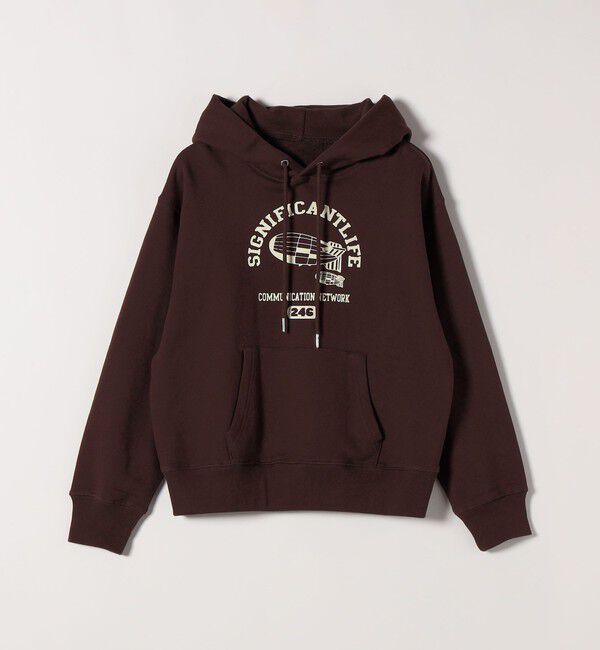 SHIPS any「《一部追加予約》【SHIPS any別注】THE KNiTS:〈洗濯機可能〉ロゴプリント フーディー パーカー」|パーカー|