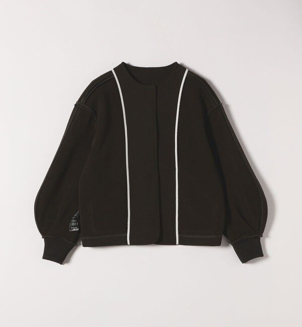 SHIPS any「SHIPS any:〈洗濯機可能〉ダンボール ノーカラー コンパクト ブルゾン」|ブルゾン・スタジャン|