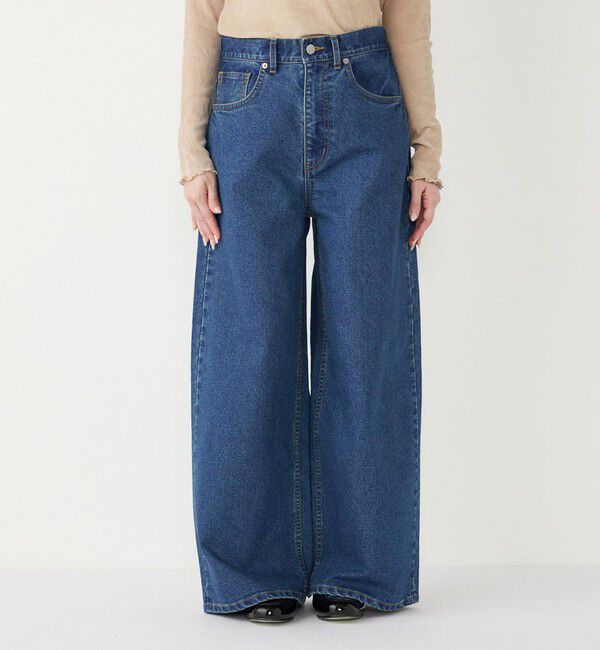 SHIPS Colors 「SHIPS Colors:〈洗濯機可能〉ワイド デニム◇」|デニム|