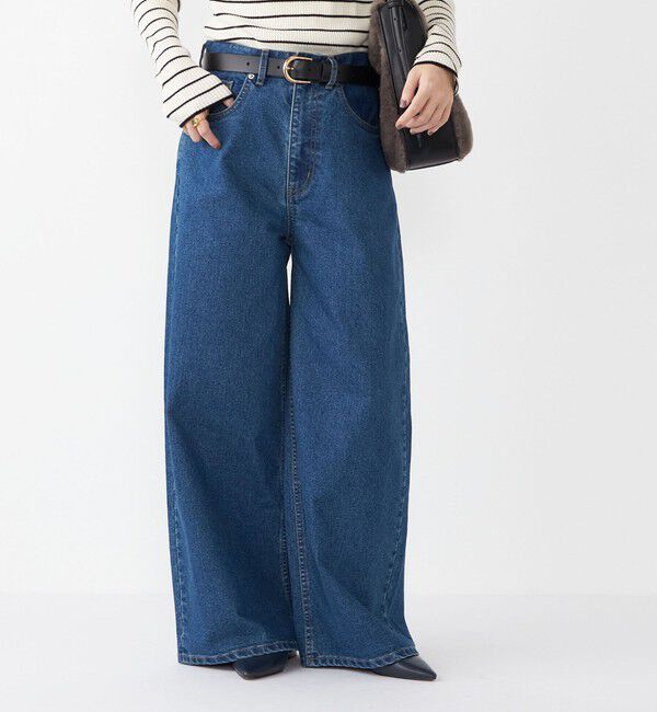 SHIPS Colors 「SHIPS Colors:〈洗濯機可能〉ワイド デニム◇」|デニム|