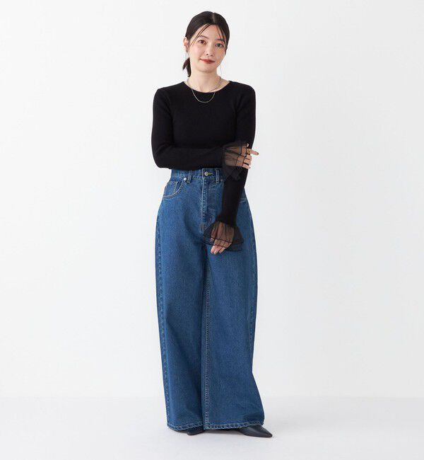 SHIPS Colors 「SHIPS Colors:〈洗濯機可能〉ワイド デニム◇」|デニム|