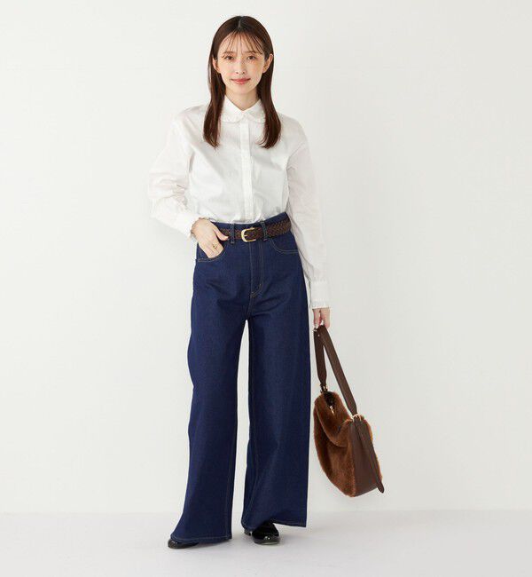 SHIPS Colors 「SHIPS Colors:〈洗濯機可能〉ワイド デニム◇」|デニム|