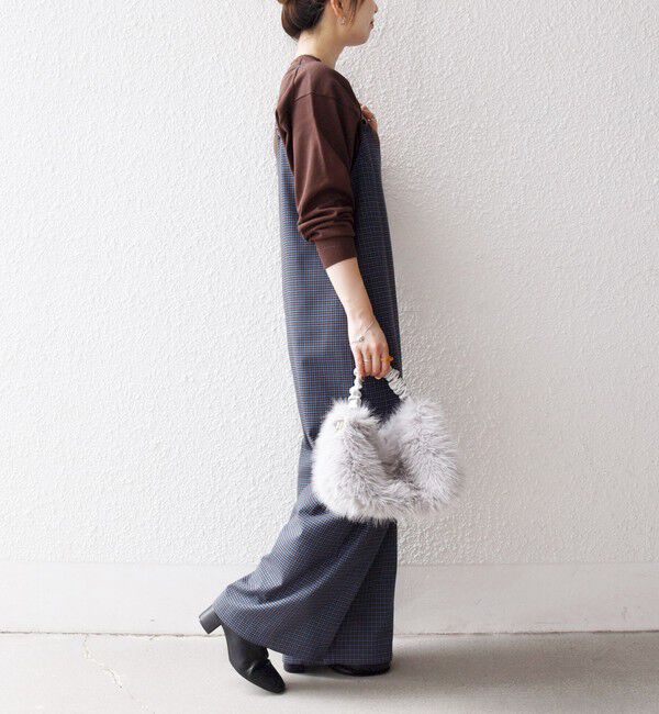 SHIPS any「SHIPS any:〈洗濯機可能〉ガンクラブ チェック サロペット パンツ」|オールインワン|