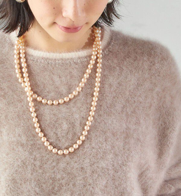 SHIPS for women「杢 フォックス カシミヤ クルーネック ニット プルオーバー」|ニット・セーター|