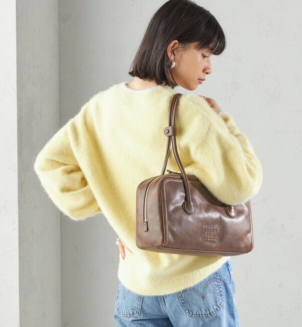 SHIPS for women「杢 フォックス カシミヤ クルーネック ニット プルオーバー」|ニット・セーター|