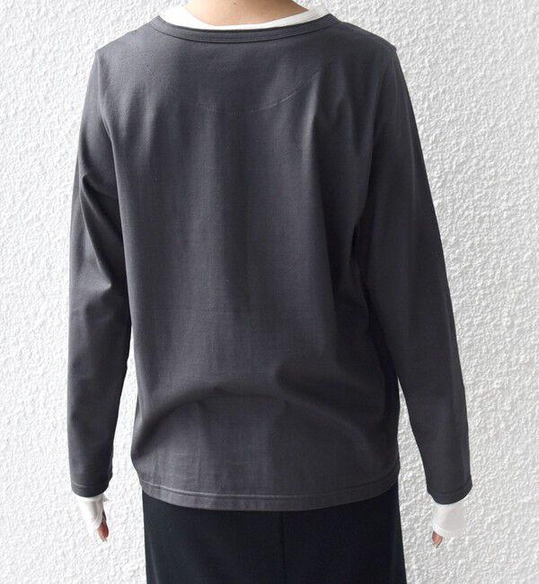 SHIPS for women「レイヤード ライク ヘンリーネック プルオーバー」|Tシャツ・カットソー|