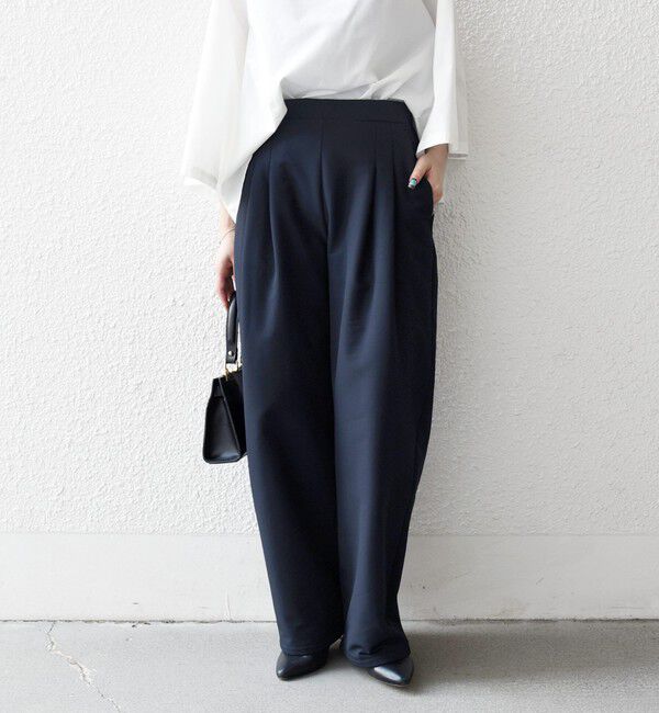 SHIPS any「SHIPS any:〈洗濯機可能〉裏起毛 イージー タック パンツ」|その他|