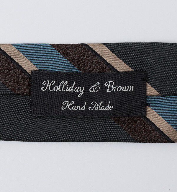 SHIPS「Holliday＆Brown: シルク レジメンタル ネクタイ」|ネクタイ・蝶ネクタイ|
