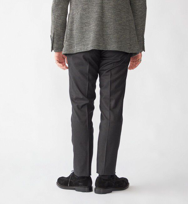 SHIPS「GERMANO: サキソニー 1プリーツ スラックス」|チノ|