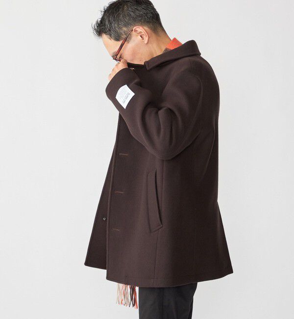SHIPS「SHIPS: S140 ウールシルク シングル ピーコート」|ピーコート|