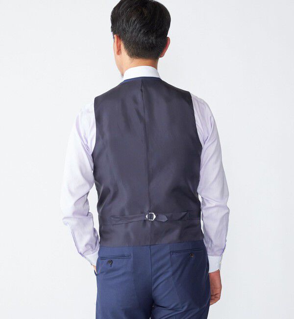 SHIPS「SHIPS: 御幸毛織 ファブリック FOUR SEASONS シャークスキン ベスト」|ダウンベスト・ベスト|