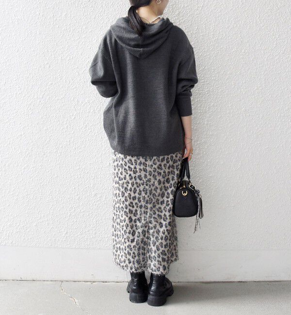 SHIPS any「SHIPS any:〈手洗い可能〉起毛 ワッフル ハーフジップ フーディー プルオーバー」|Tシャツ・カットソー|