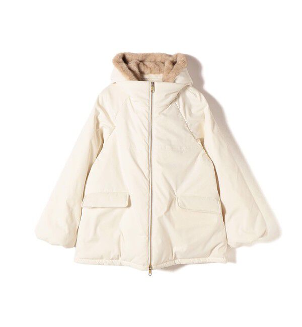 SHIPS for women「【WEB限定】2WAY フェイクファー 中綿 ブルゾン」|ブルゾン・スタジャン|