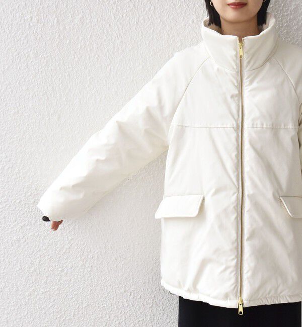 SHIPS for women「【WEB限定】2WAY フェイクファー 中綿 ブルゾン」|ブルゾン・スタジャン|