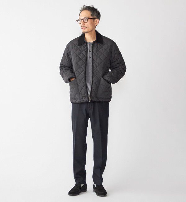 SHIPS「SHIPS: ホームスパン ウールカシミヤ イージーパンツ」|スラックス|