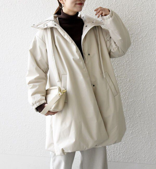 SHIPS any「SHIPS any:〈多機能〉中綿 2WAY フーディー テントライン コート」|その他|