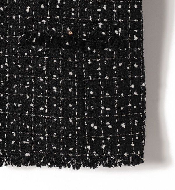 SHIPS for women「【SHIPS別注】troisiemeCHACO: ツイード ジャケット（セレモニー対応可）」|ノーカラージャケット|