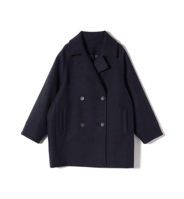 SHIPS Colors 「SHIPS Colors:〈手洗い可能〉ジャージーメルトン ピーコート◇」|ピーコート|