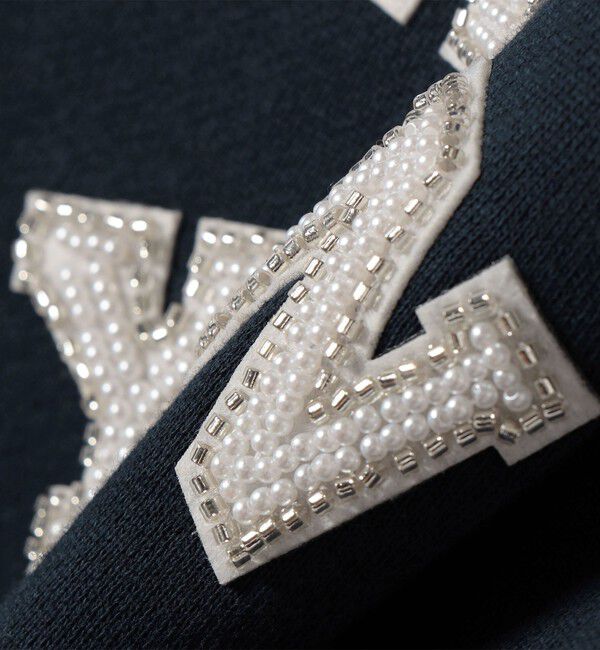 SHIPS any「SHIPS any:〈洗濯機可能〉裏起毛 ビジュー コンパクト スナップ カーディガン」|カーディガン|