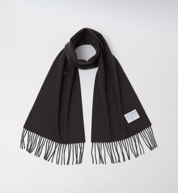 SHIPS Colors 「SHIPS Colors:カシミヤ ミックス ウール マフラー 2」|マフラー|ダークグレー