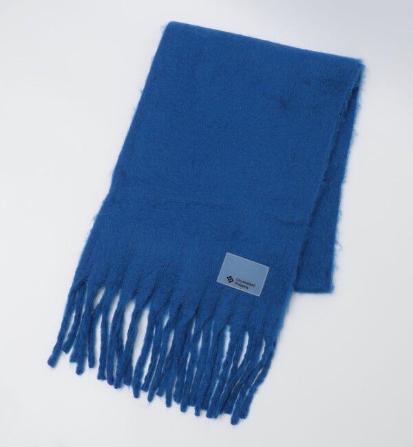 SHIPS「City Ambient Products: シャギー ソリッド ボリューム マフラー」|マフラー|