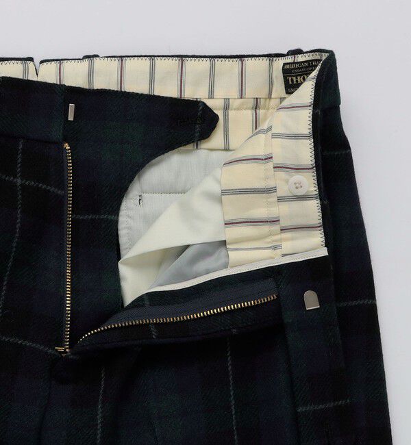 SHIPS「【SHIPS別注】THOMSON: ブラックウォッチ トラウザーズ」|チノ|