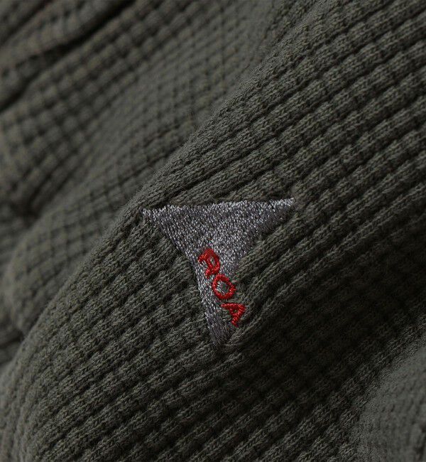 SHIPS「ROA: BEE SUN FADED WAFFLE ZIP UP HOODIE」|パーカー|