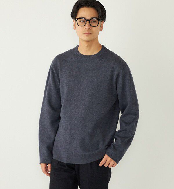 SHIPS Colors 「SHIPS Colors:〈吸湿発熱〉Solist(R) Heat ハーフ ミラノ ニット◇」|ニット・セーター|