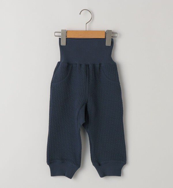 SHIPS KIDS「SHIPS KIDS:80～90cm /ベビー キルト パンツ」|その他ベビーウェア|ネイビー