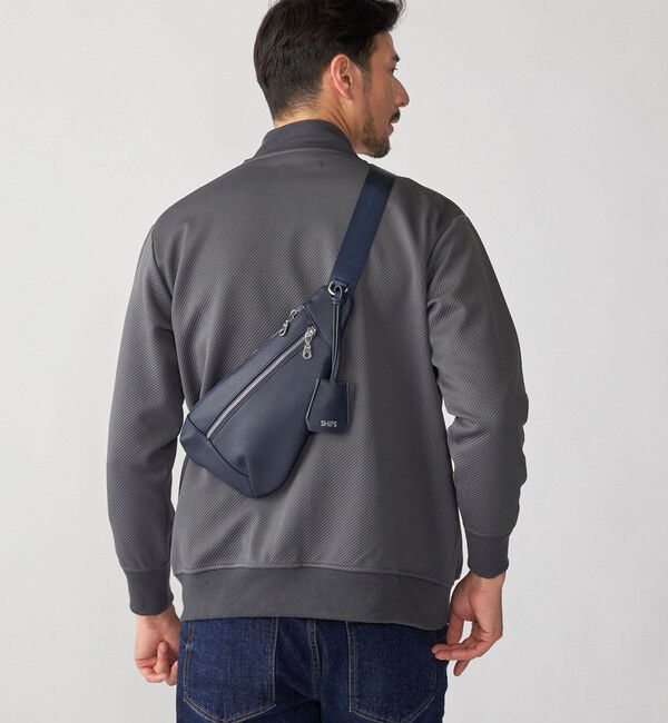 SHIPS「【WEB限定】SHIPS: 合成皮革 ティアーズルック ワンショルダー バッグ」|ショルダー・メッセンジャー|