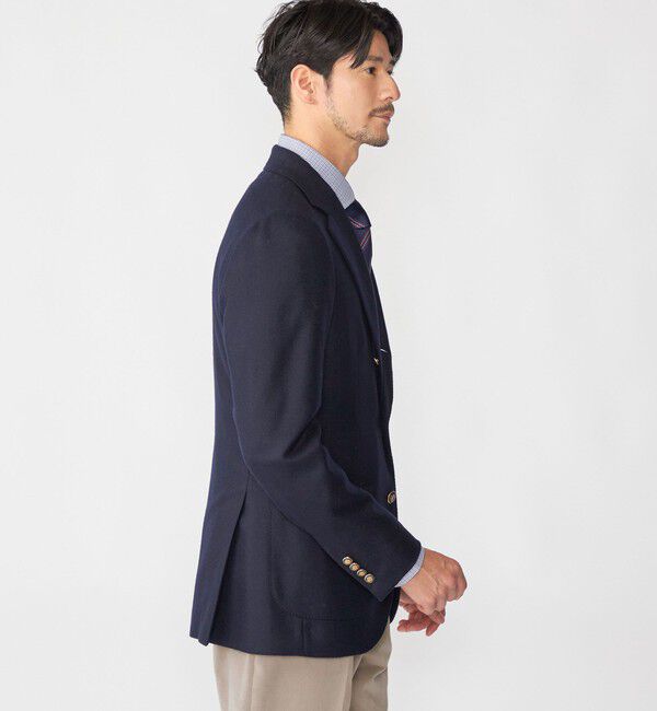 SHIPS「SHIPS: Dipray メタルボタン ホップサック ジャケット」|テーラードジャケット|