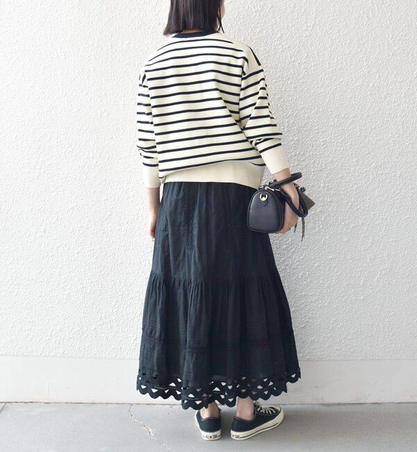 SHIPS any「《一部追加予約》SHIPS any:〈手洗い可能〉バイカラー スキッパー ニット カーディガン」|カーディガン|