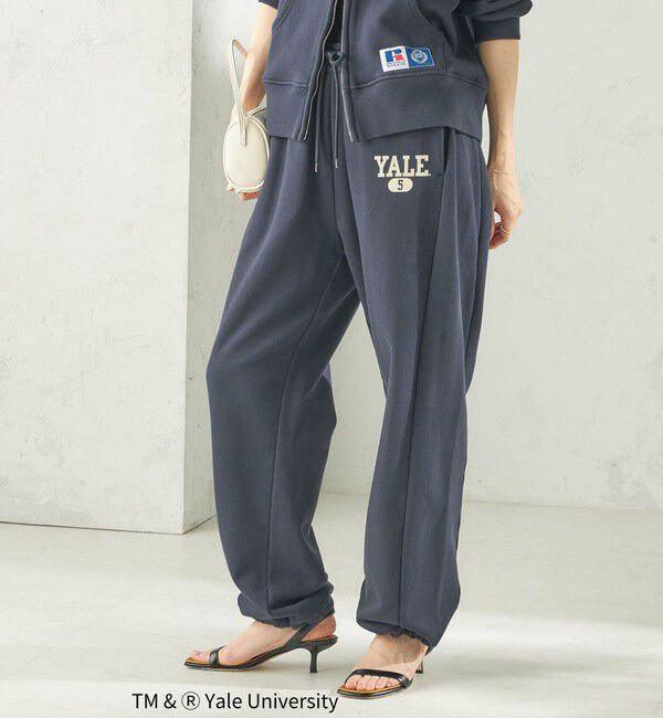 SHIPS for women「RUSSELL ATHLETIC:〈洗濯機可能〉YALE CURVE PANTS」|その他|ネイビー