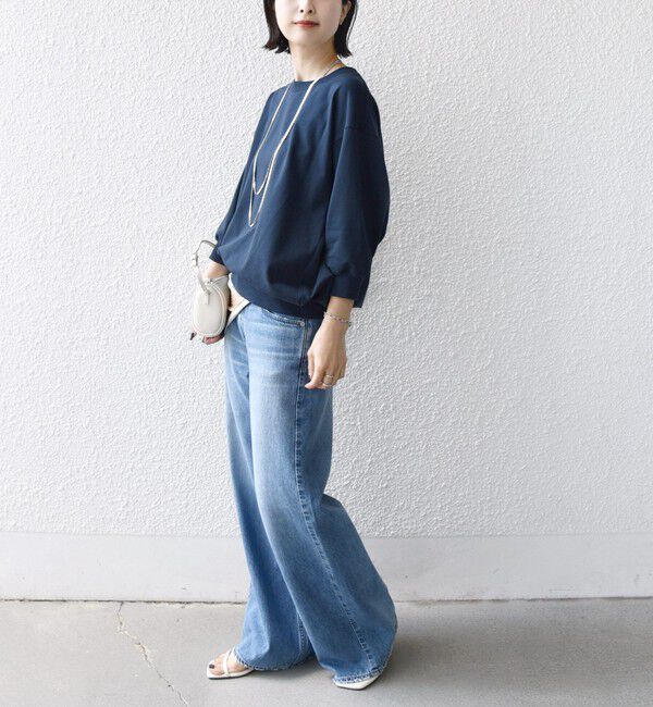 SHIPS for women「《予約》〈手洗い可能〉ハイゲージ ドルマン プルオーバー」|Tシャツ・カットソー|