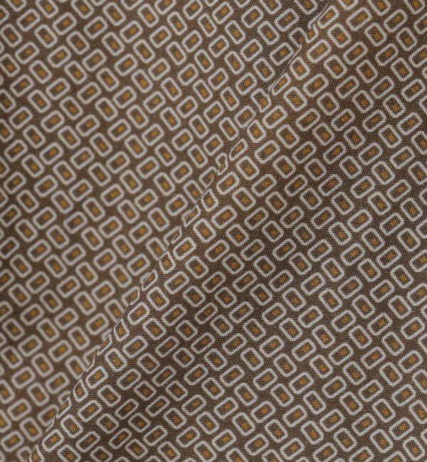 SHIPS「SHIPS: プリント バンド カラー シャツ」|シャツ・ブラウス|