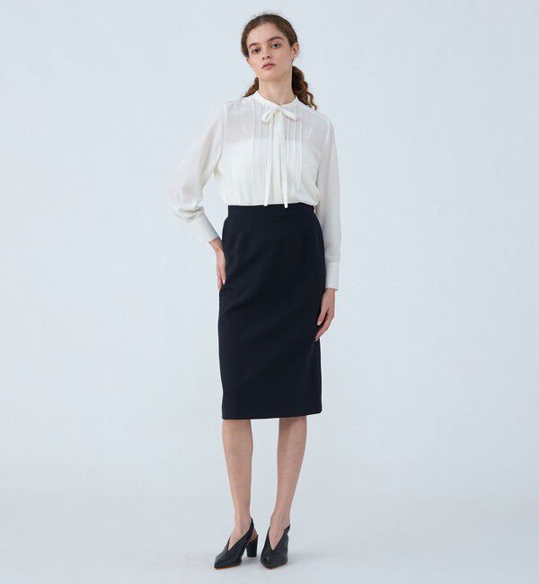 Ballsey「ドライダブルクロス Iラインスカート」|タイト|