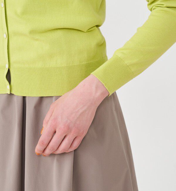 Ballsey「ハイゲージコットン クルーネックカーディガン」|カーディガン|