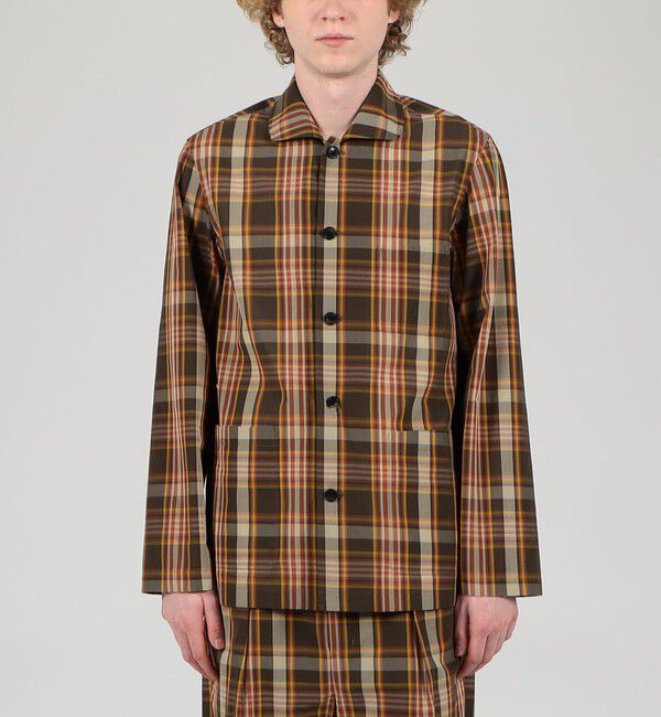 TOMORROWLAND MENS「クレープコットン コックジャケット」|ブルゾン・スタジャン|