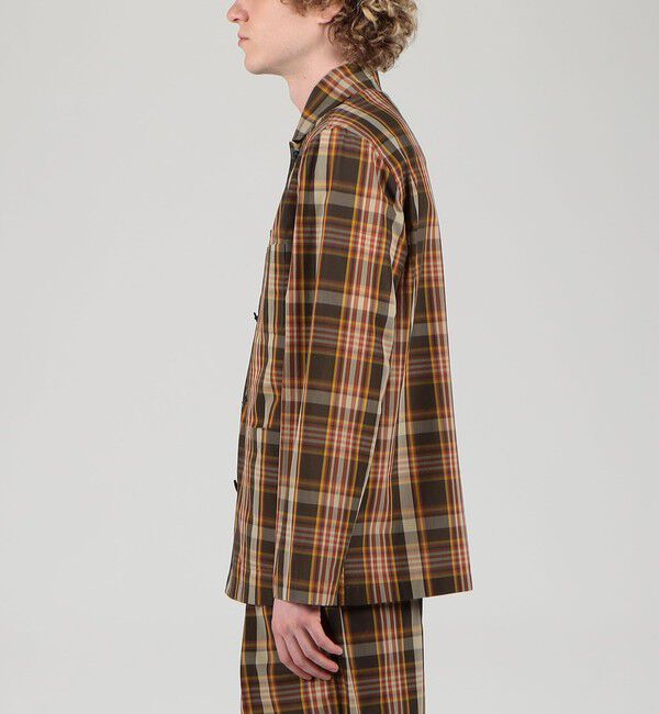 TOMORROWLAND MENS「クレープコットン コックジャケット」|ブルゾン・スタジャン|