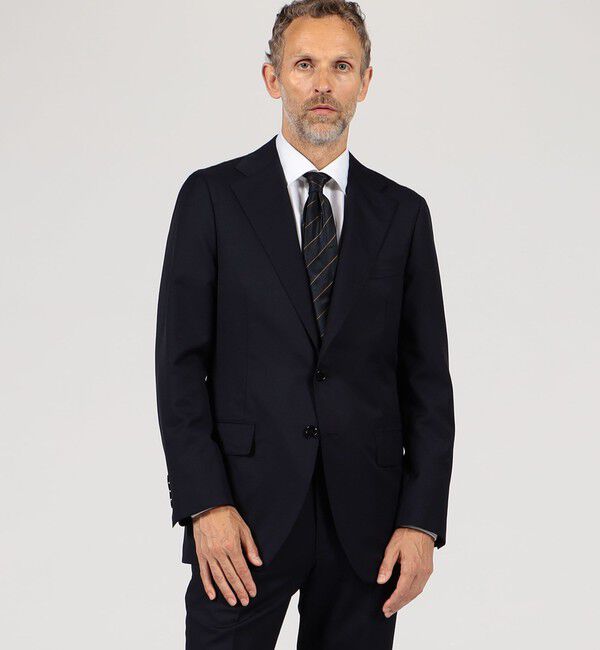 TOMORROWLAND MENS「ウールツイル シングルブレステッド2Bジャケット E.Zegna」|テーラードジャケット|